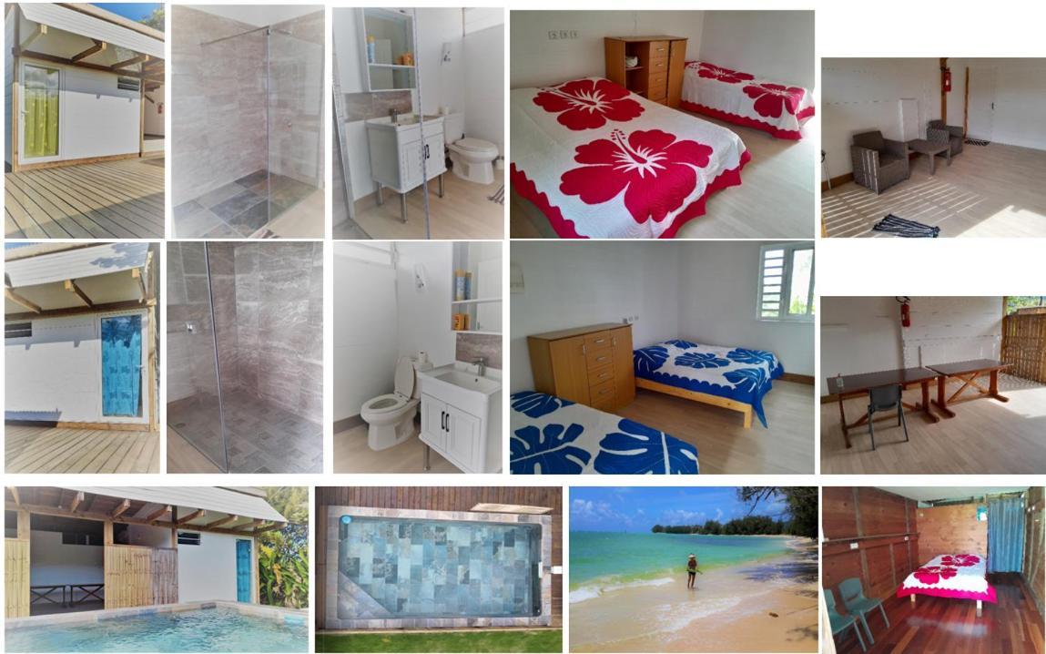 Mataura Mara'Ai Le Spot Tubuai, Chambre Triple Deluxe Mahu Sdb Privee Avec Piscine المظهر الخارجي الصورة